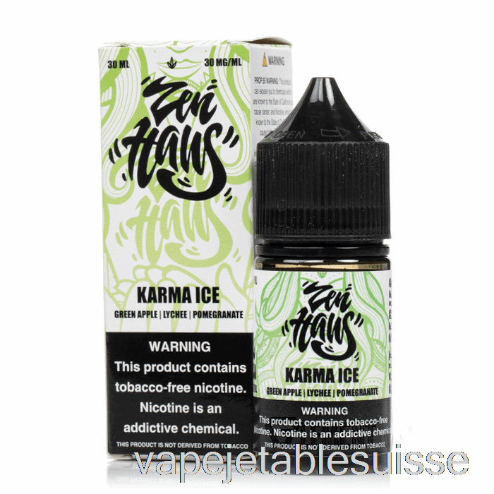 Vape Suisse Karma Ice - Sels Zen Haus - 30ml 50mg